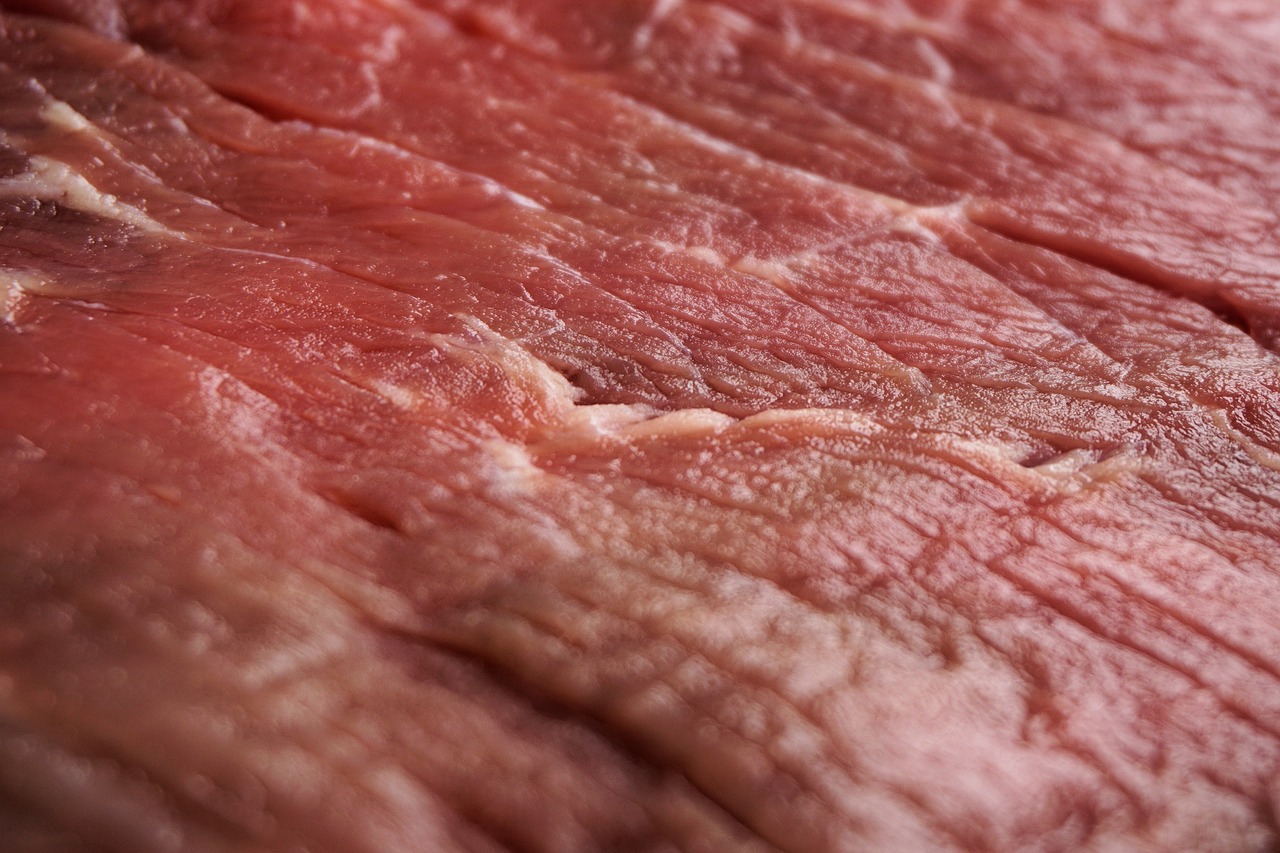 flesh, structure, raw