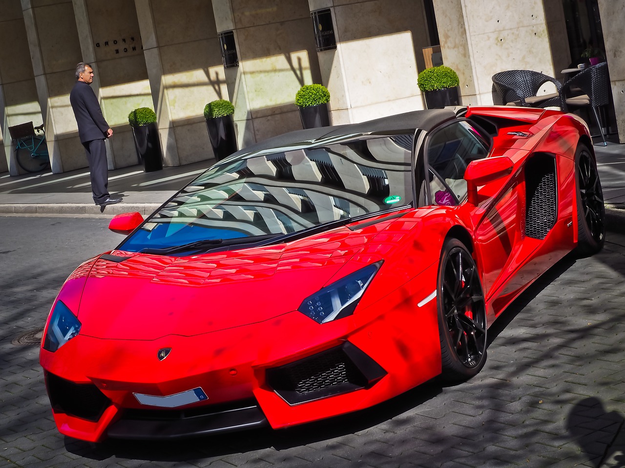 lamborghini, race car, automobile