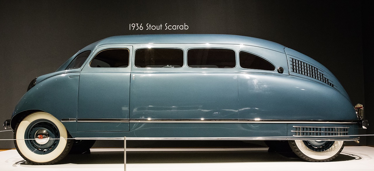 car, 1936 stout scarab, art deco