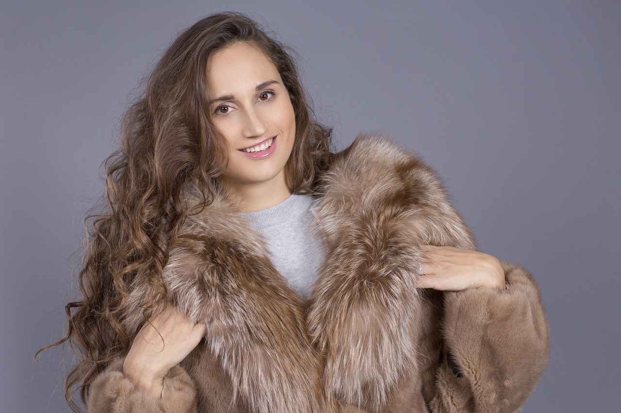 fur coat, fur, sight